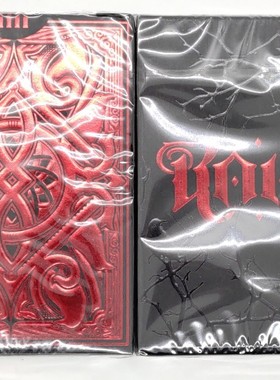 美國原裝進口 Ravn X Deck 黑紅 花切收藏 撲克牌