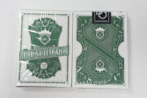 美國進口 Benchmark 基準 Teal 藍綠色 花切收藏 撲克牌