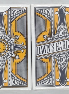 美國原裝進口 Dawns Early Light Luxury 黎明的曙光 收藏 撲克牌