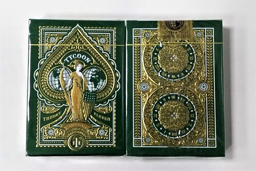 美國原裝進口 T11 Green Tycoon Playing Cards 綠色大亨 撲克牌