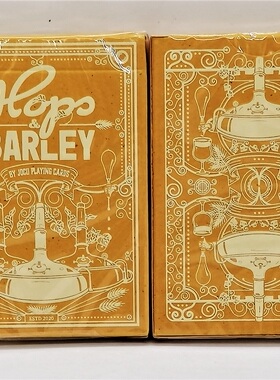 美國原裝進口 Hops & Barley 黃 Pale Gold Pilsner 收藏 撲克牌