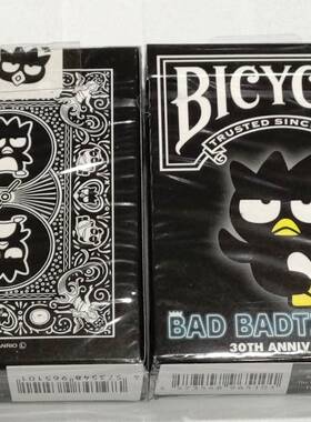 美國原裝進口 Bicycle BAD BADTZ-MARU 酷企鵝 聯名動漫 撲克牌