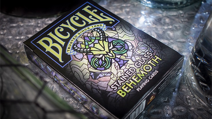 美國進口 BICYCLE STAINED GLASS Behemoth 彩绘玻璃 花切 撲克牌