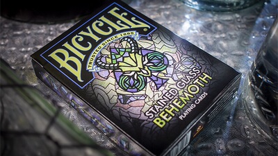 美國進口 BICYCLE STAINED GLASS Behemoth 彩绘玻璃 花切 撲克牌