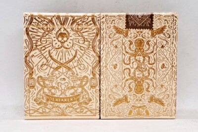 美國原裝進口 Luxury Seafarers Admiral 米黃 花切收藏 撲克牌