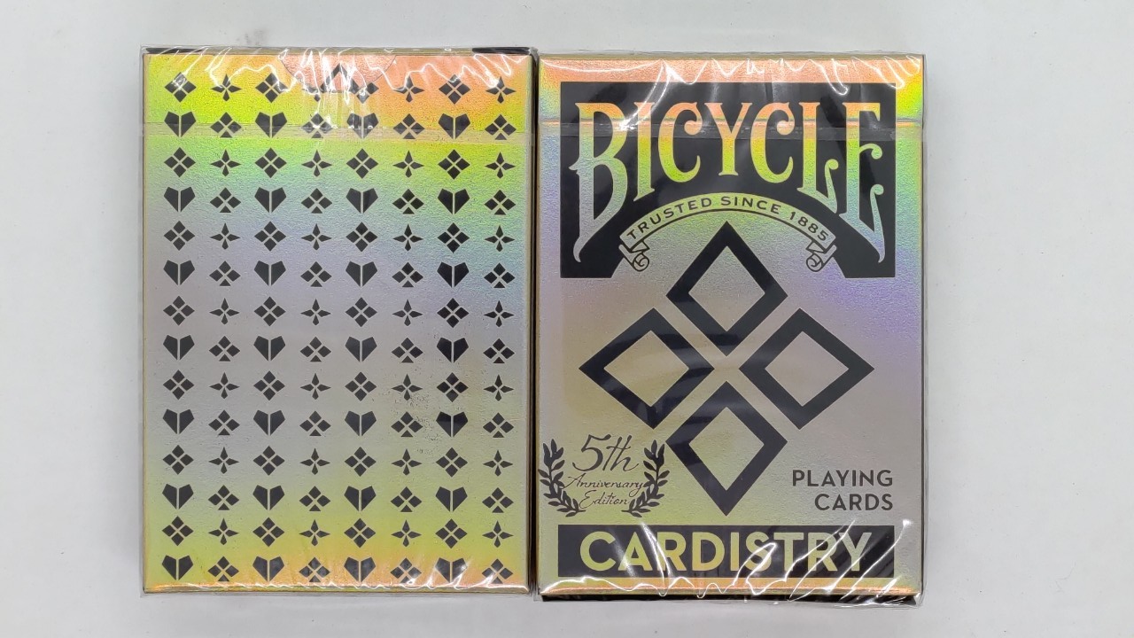 美國 Bicycle 5th Anniversary Cardistry Gold foil 花切 撲克牌