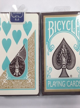 [絕版ohio藍標] 美國原裝進口 BICYCLE 808 棕藍色 纪念撲克牌