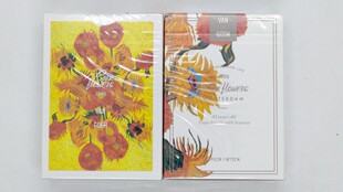Van 收藏 Gogh 梵谷向日葵 撲克牌 Sunflowers 美國原裝進口