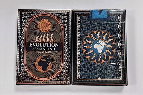 美國正品 Evolution Of Mankind 花切收藏 牌