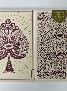 美國原裝進口 Papercuts: Intricate Hand-cut 剪纸 撲克牌