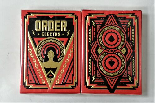 美國原裝進口 Order Electus 沒封標 花切 收藏撲克牌