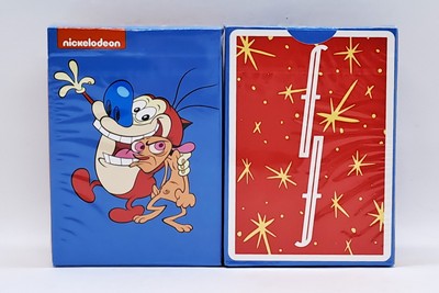美國進口 Fontaine Nickelodeon Ren and Stimpy 方丹花切 撲克牌
