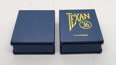 美國原裝進口 TEXAN '36 - GILDED 附皮套 德州36 鍍金版 撲克牌