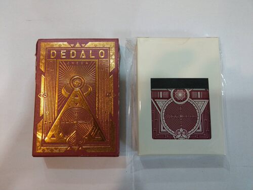 特價 另裝白盒 Dedalo Playing Cards Omega 紅色 撲克牌