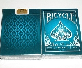 美国原装 Bicycle Apollo 太阳神阿波羅撲克牌 蓝色