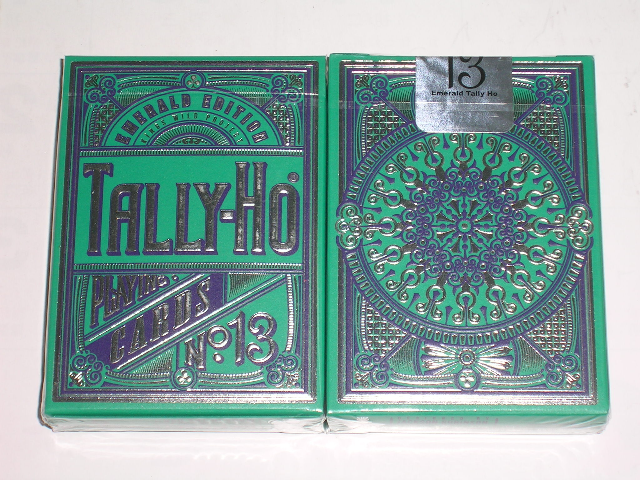 珍貴收藏版 Emerald Tally Ho LTD deck 無序號 模玩/动漫/周边/娃圈三坑/桌游 扑克 原图主图