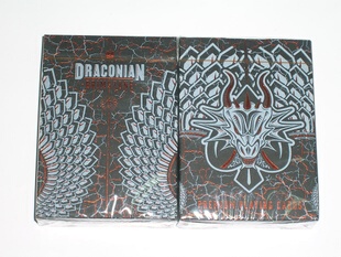 美國原裝進口 DRACONIAN BRIMSTONE 撲克牌 實品超漂亮