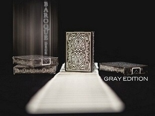 美國原裝進口 BAROQUE DECK OF CARDS 巴洛克 灰色 撲克牌