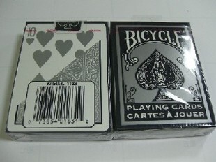美國進口 BICYCLE 808 銀/黑 01631 單車撲克牌