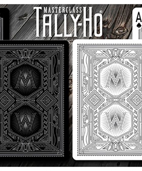 美國原裝進口 Master Class Tally Ho Black 黑色及白色 撲克牌