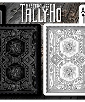 美國原裝進口 Master Class Tally Ho Black 黑色及白色 撲克牌