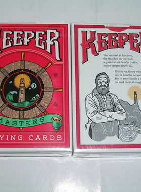 美國原裝進口 MARKED red keepers 花切收藏 撲克牌