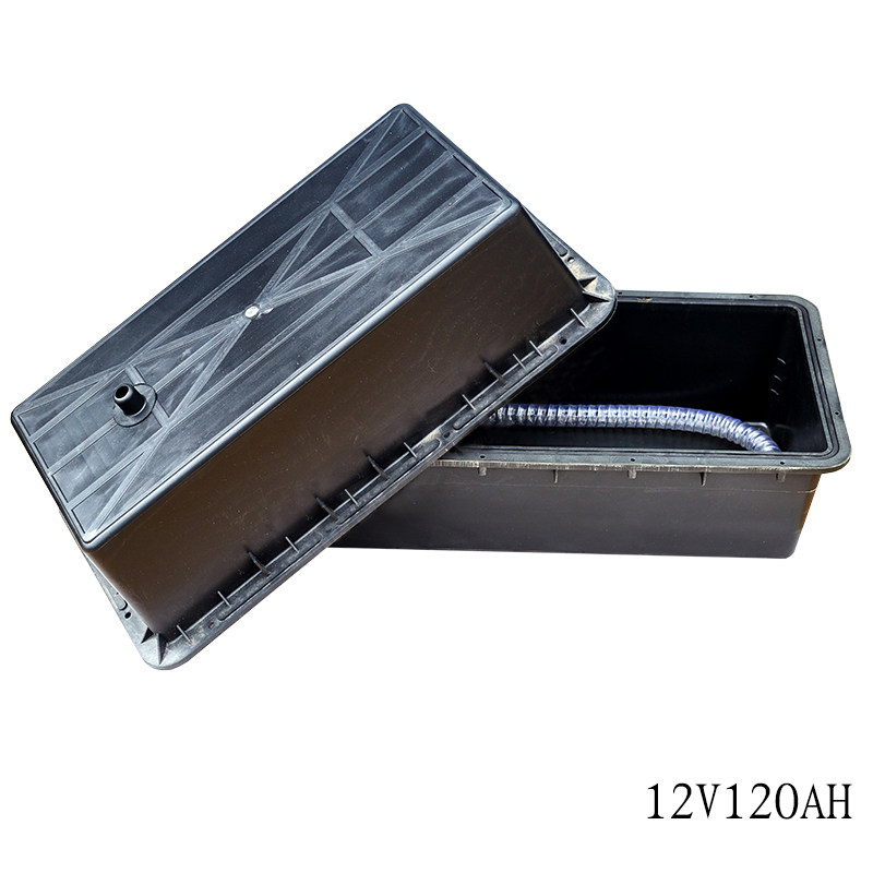 12V电瓶箱单只12v120ah型太阳能蓄电池地埋箱路灯电池防水地埋箱
