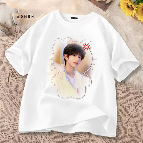 Tf家族4代演唱会陈浚铭同款应援衣服短袖明星粉丝周边学生夏季T恤
