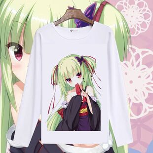 千恋万花丛雨朝武芳乃常陆茉子动漫周边秋季新款T恤长袖痛衣服