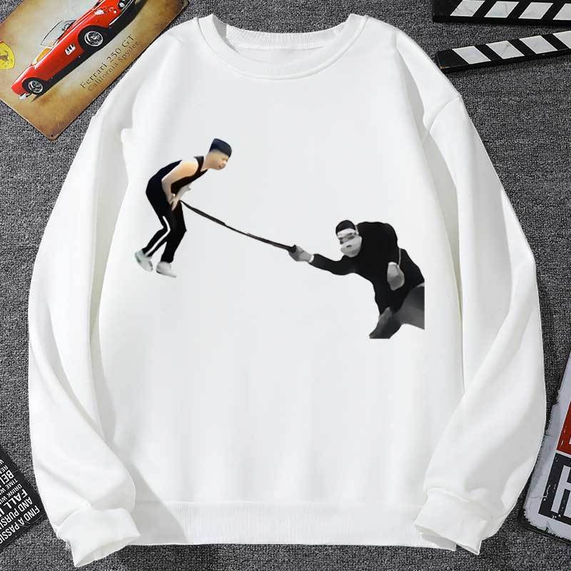 看海老师雷霆坐姿卫衣男外套女火影忍者主播coke抽象猎奇学生衣服