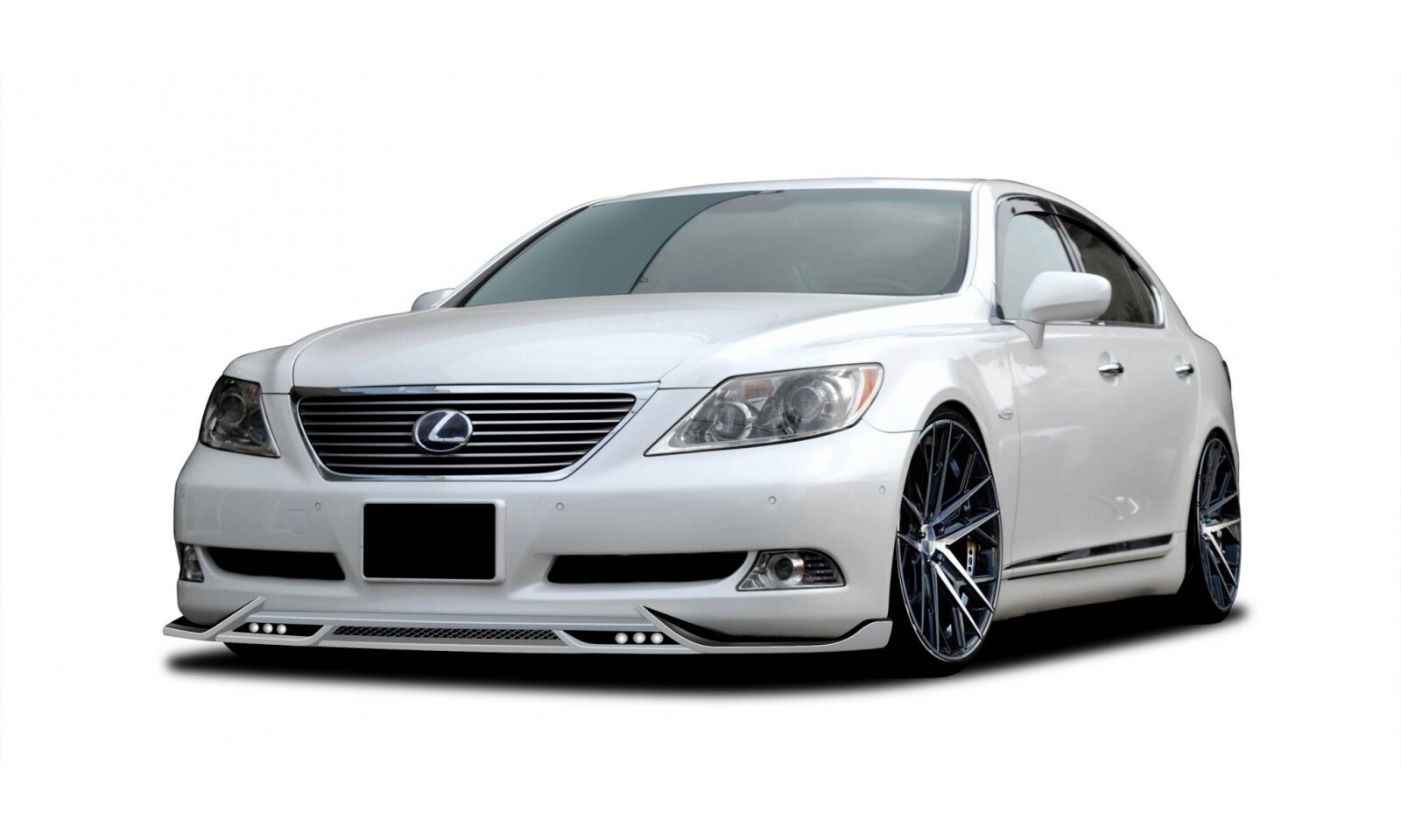 Rowen雷克萨斯 LS 460/600h 前期  改装狼炎小包围套件 前唇led