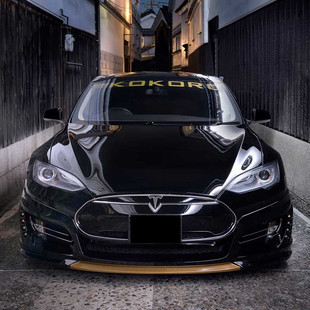 日本进口 KOKORO model 前后杠 侧裙 改装 特斯拉 大包围套件
