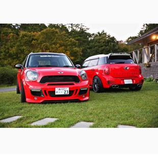 R60大包围 改装 前杠 Dueil 尾翼 mini宝马 后杠 机盖保险杠