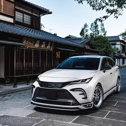 HARRIER 80系 mz 凌放 改装小包围 前唇后唇侧裙门板尾翼中网