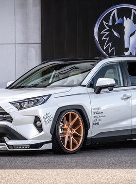 ROWEN RAV4 荣放 G/X-Grade 小包围改装前唇 侧裙 后唇 中网 排气