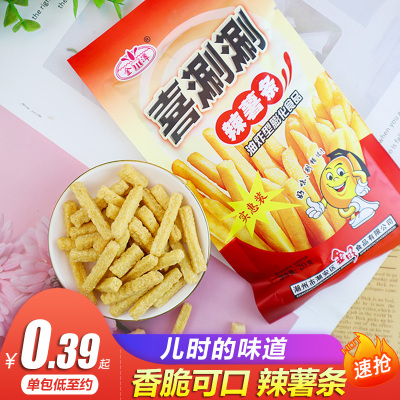 金谭洗涮涮辣薯条儿时怀旧小吃