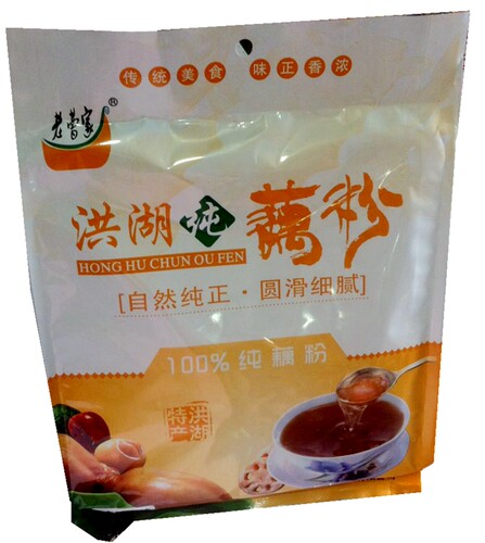 晒我洪湖特产老曹家纯藕粉莲藕粉358g自然纯正圆滑细腻 - 封面