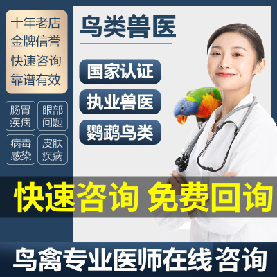 玄凤鹦鹉医生各种鸟类生病不适问诊看病大夫专业会诊在线咨询治疗