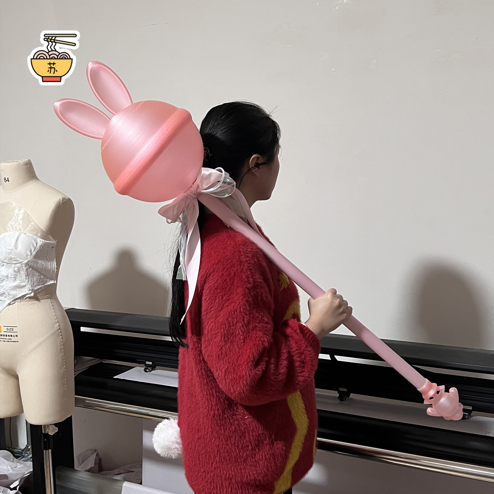 【苏师傅】定制！剑网三七秀冬至武器蜜桃棒棒糖cos游戏道具装备