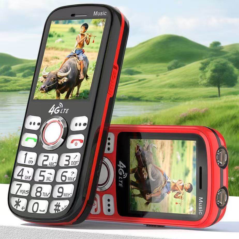 儿童手机戒网瘾无游戏超薄防摔5G学生老人机直板按键手机全网通4G