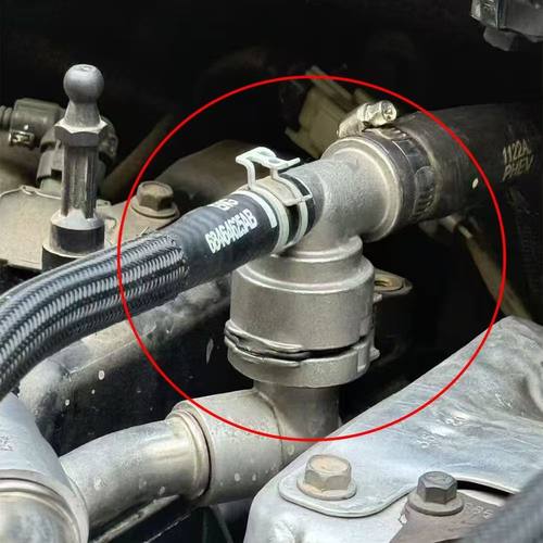 牧马人JL暖风管副水壶接头铝制