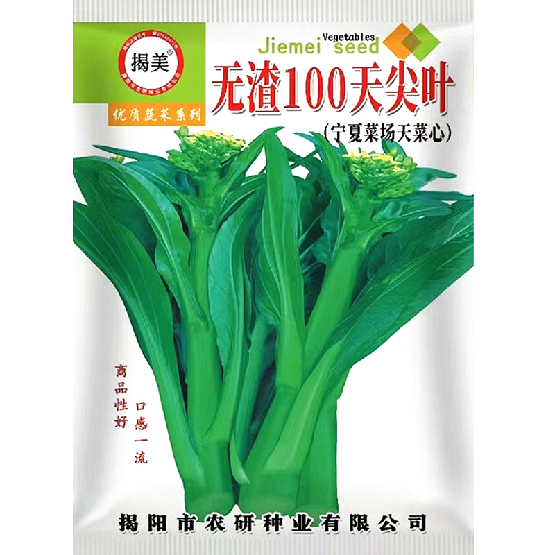 揭美无渣100天尖叶菜心种子 甜脆宁夏粗条菜心 蔬菜种子原装20克,鲜花速递/花卉仿真/绿植园艺,家庭园艺种子,淘宝优惠券,粉丝福利购,淘宝优惠卷