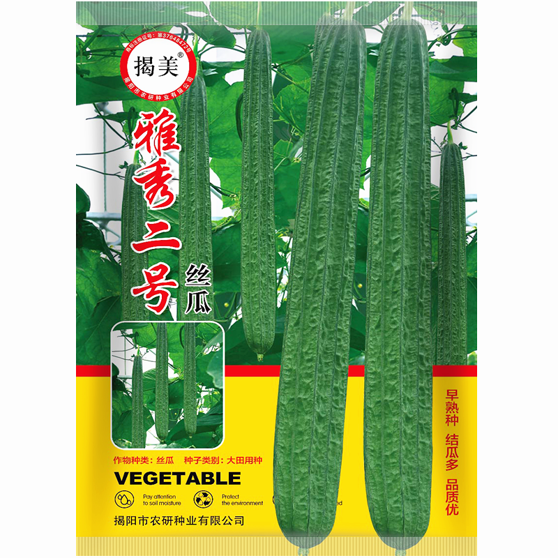 揭美雅秀二号丝瓜种子 棱角长丝瓜 角瓜籽 农业阳台瓜类蔬菜种子,农用物资,蔬菜种子/种苗,淘宝优惠券,粉丝福利购,淘宝优惠卷