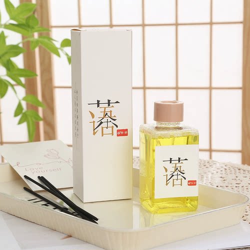 新款黄瓶200ml茶香无火香薰持久