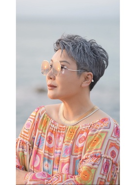 2024新款时尚欧美走秀款女款时尚墨镜太阳眼镜002