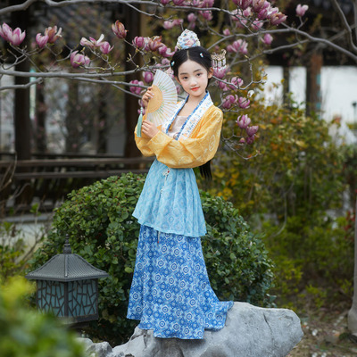 小安鱼女童宋制中国风传统汉服