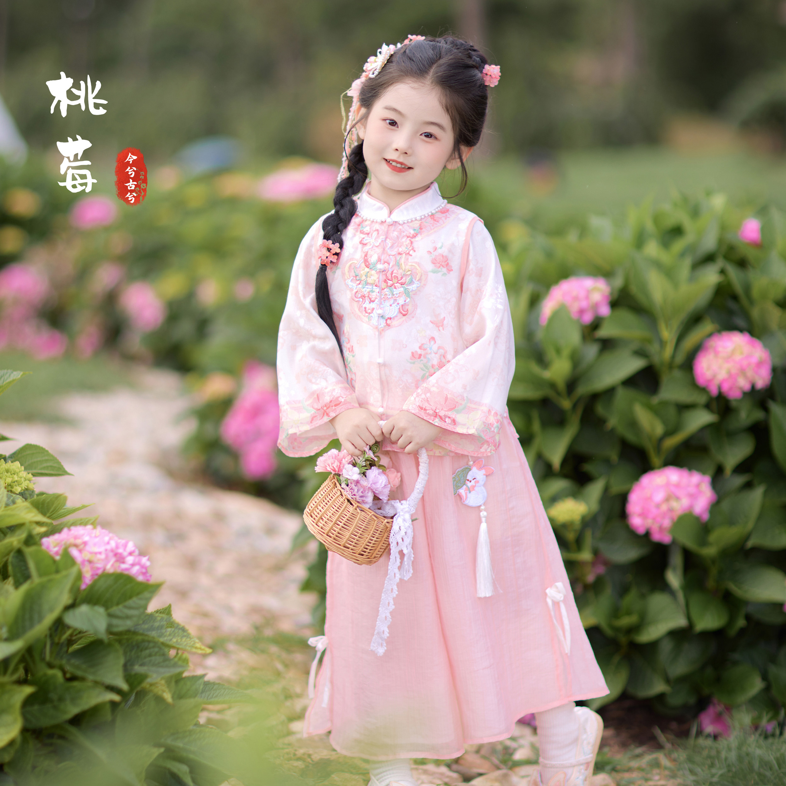 今兮古兮汉服女童春秋新中式裤装