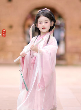 今兮古兮女童春装中国风汉服裙