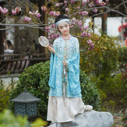小安鱼女童明制古装中国风汉服