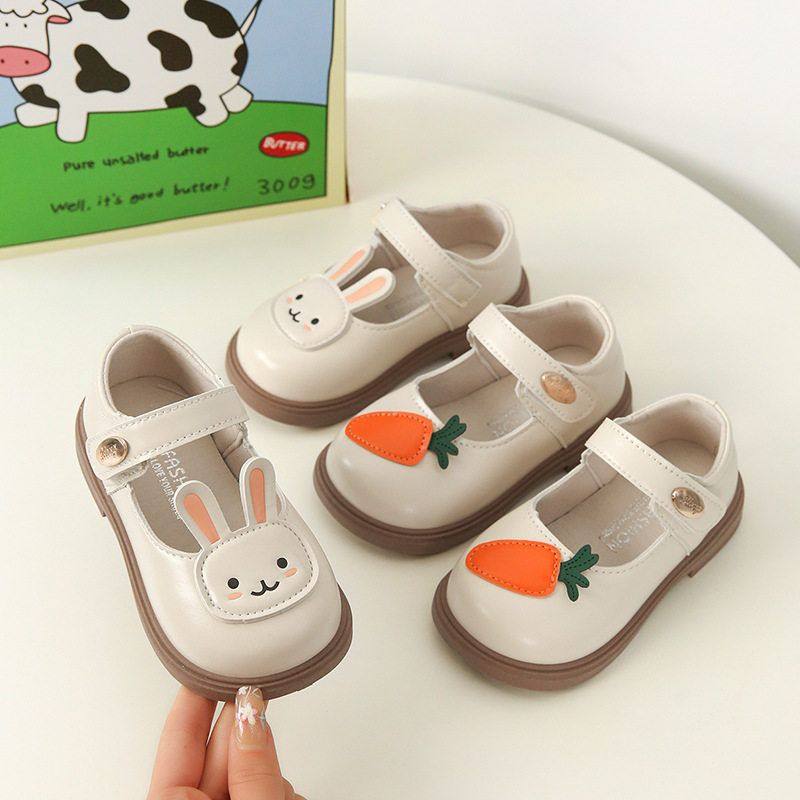 宝宝卡通胡萝卜皮鞋2025春秋新款软底女童公主鞋洋气女孩单鞋时尚,童鞋/婴儿鞋/亲子鞋,演出小黑鞋,淘宝优惠券,粉丝福利购,淘宝优惠卷